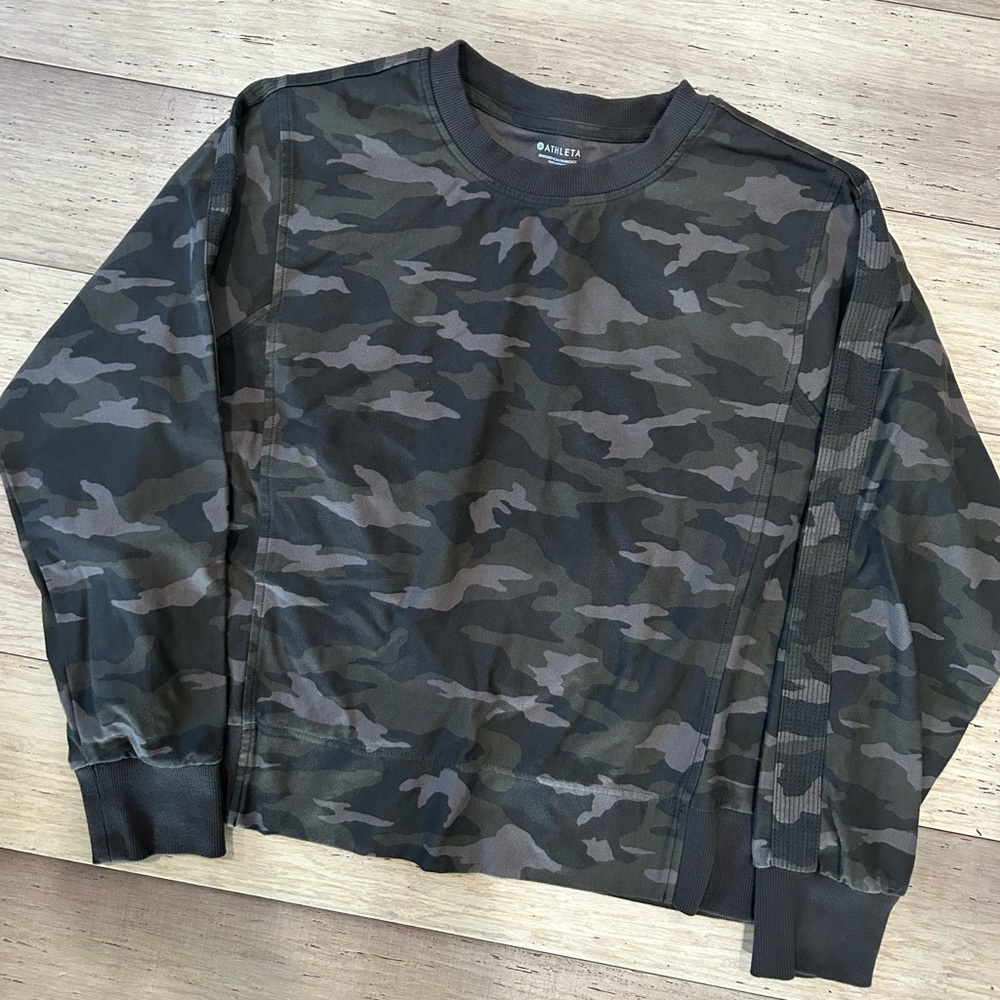 Athleta Camo Sweatshirt